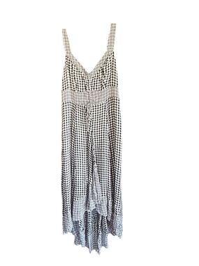 Guess Black & White Gingham Dress